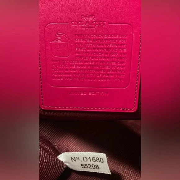 Coach Saddle Bag 9170 Limited Vintage Edition Glovetanned Leather - Picture 8 of 16